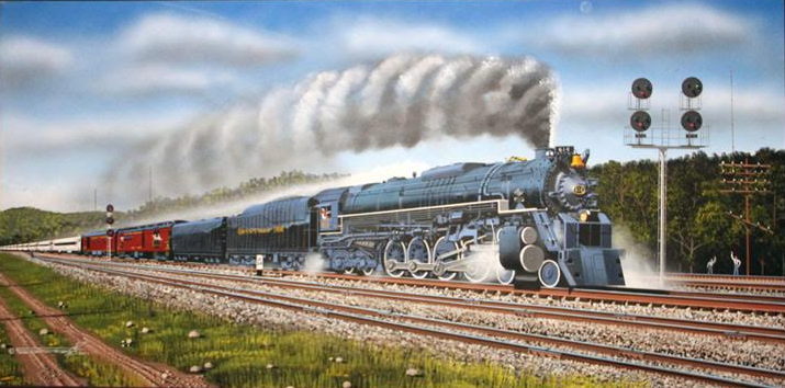 Hand-Signed C&O 614 Print by Robert West | Pride of Chessie