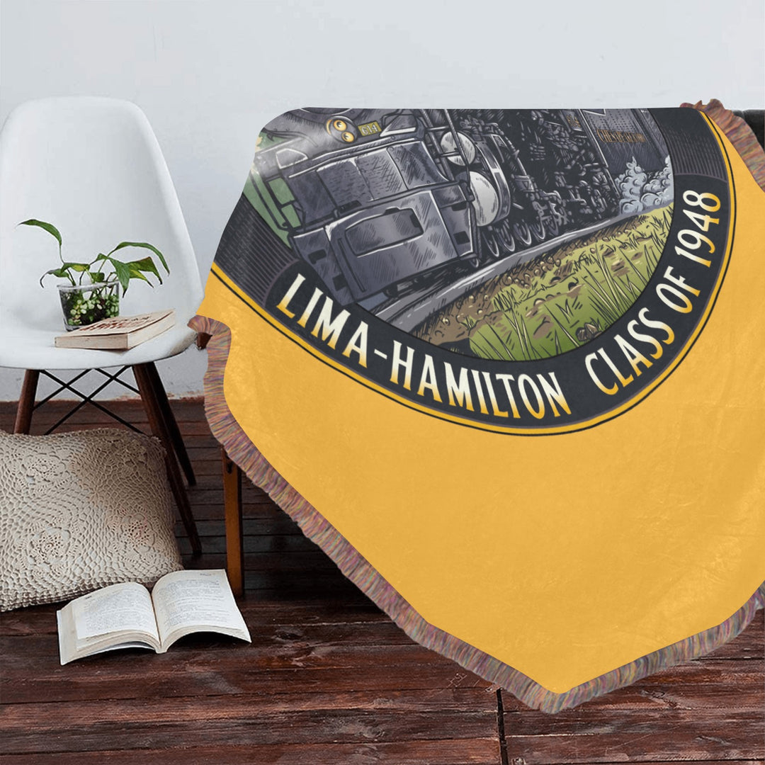 C&O 614 Class of 1948 Fringe Blanket | 60 × 80 in