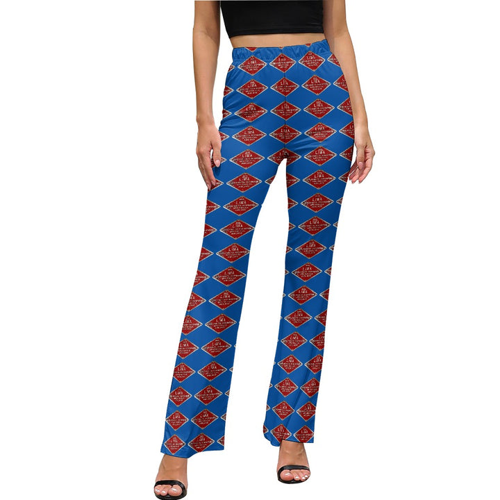C&O 614 Builder's Plate Women's High-Waisted Flared Pants