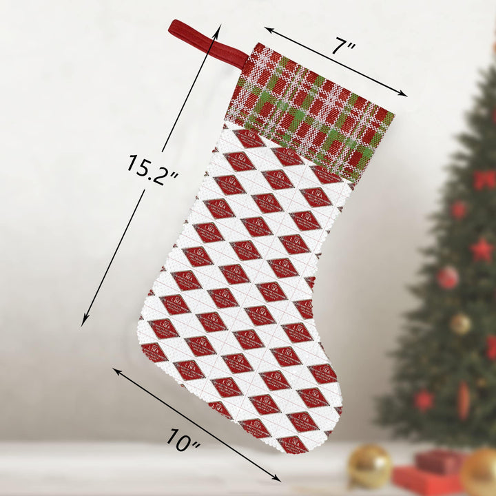 C&O 614 Reversible Sequin Christmas Stocking