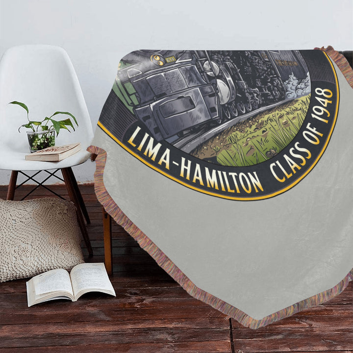 C&O 614 Class of 1948 Fringe Blanket | 60 × 80 in
