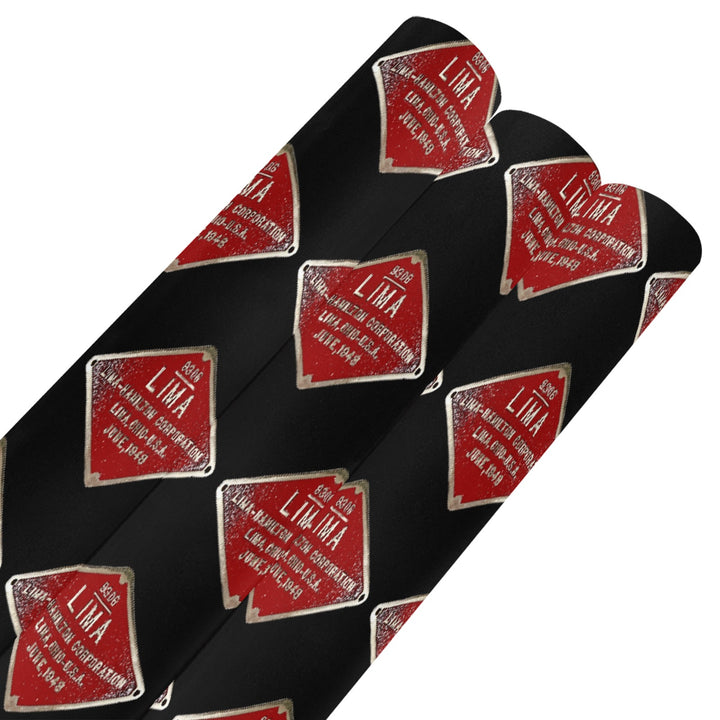 C&O 614 Builder's Plate Gift Wrapping Paper, 3-Roll Set