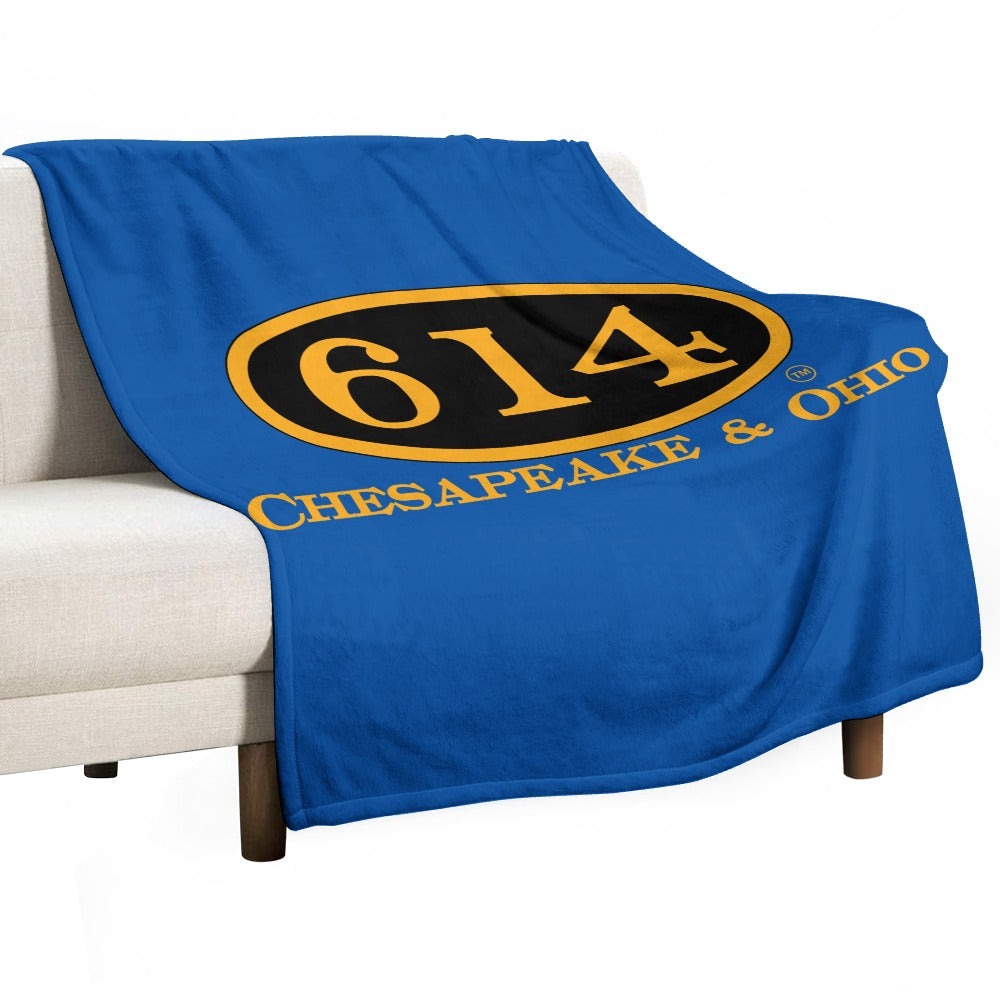 C&O 614 Flannel Blanket | 70 × 80 in