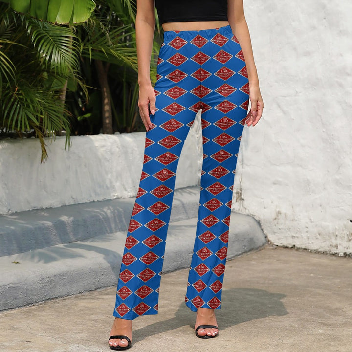 C&O 614 Builder's Plate Women's High-Waisted Flared Pants