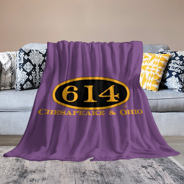 C&O 614 Flannel Blanket | 70 × 80 in