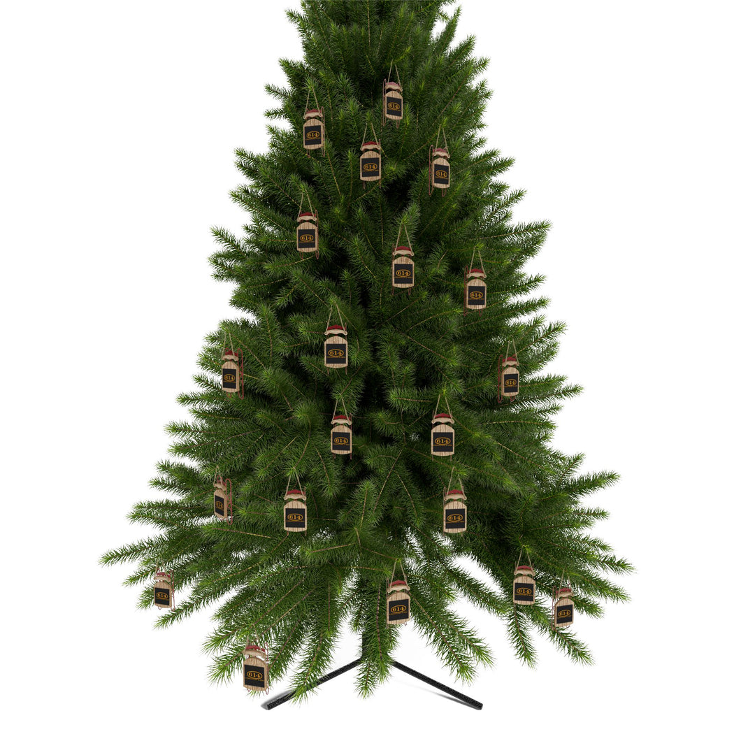 C&O 614 Sled Ornament