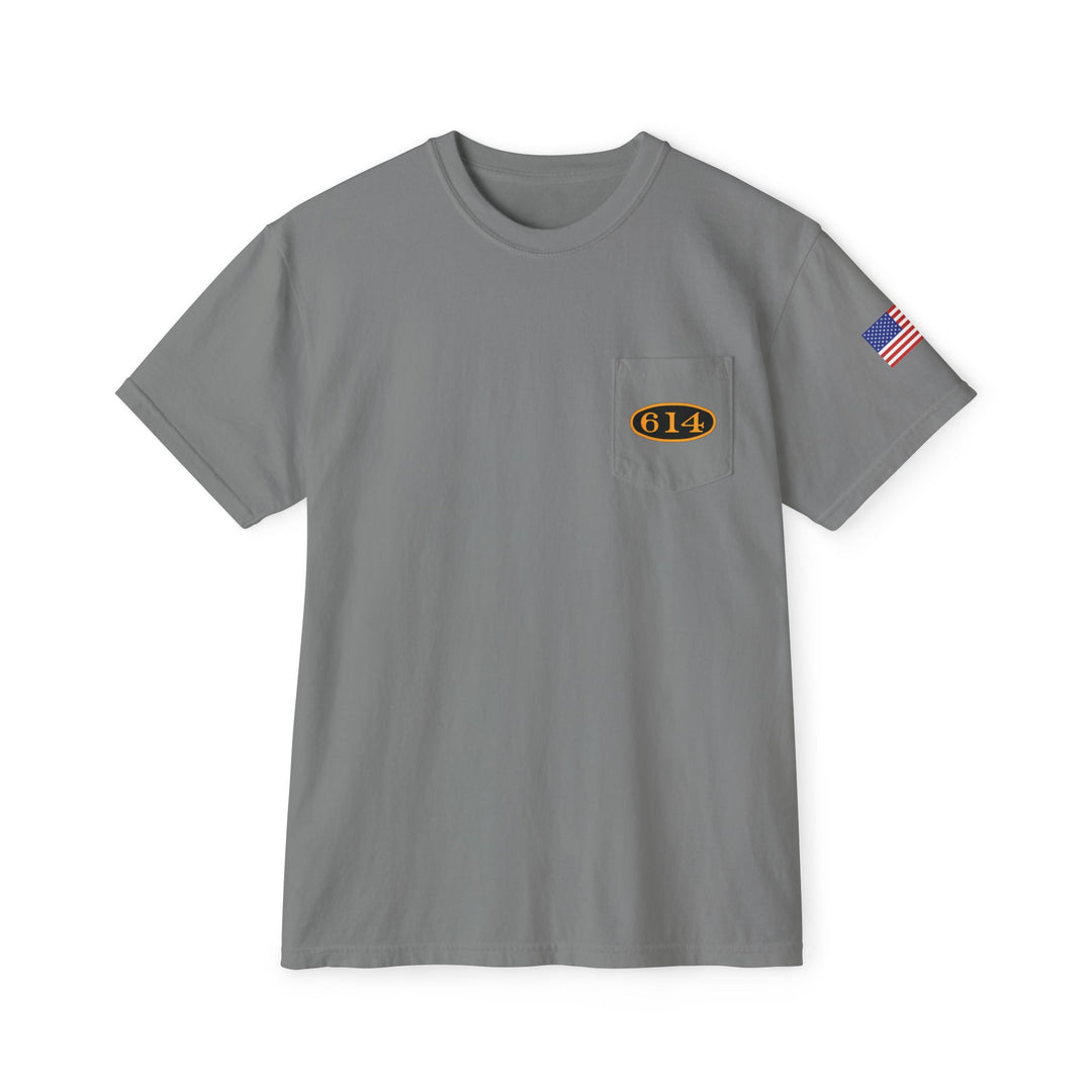 614 "Thoroughbred of the Rails" Unisex Garment-Dyed Pocket T-Shirt