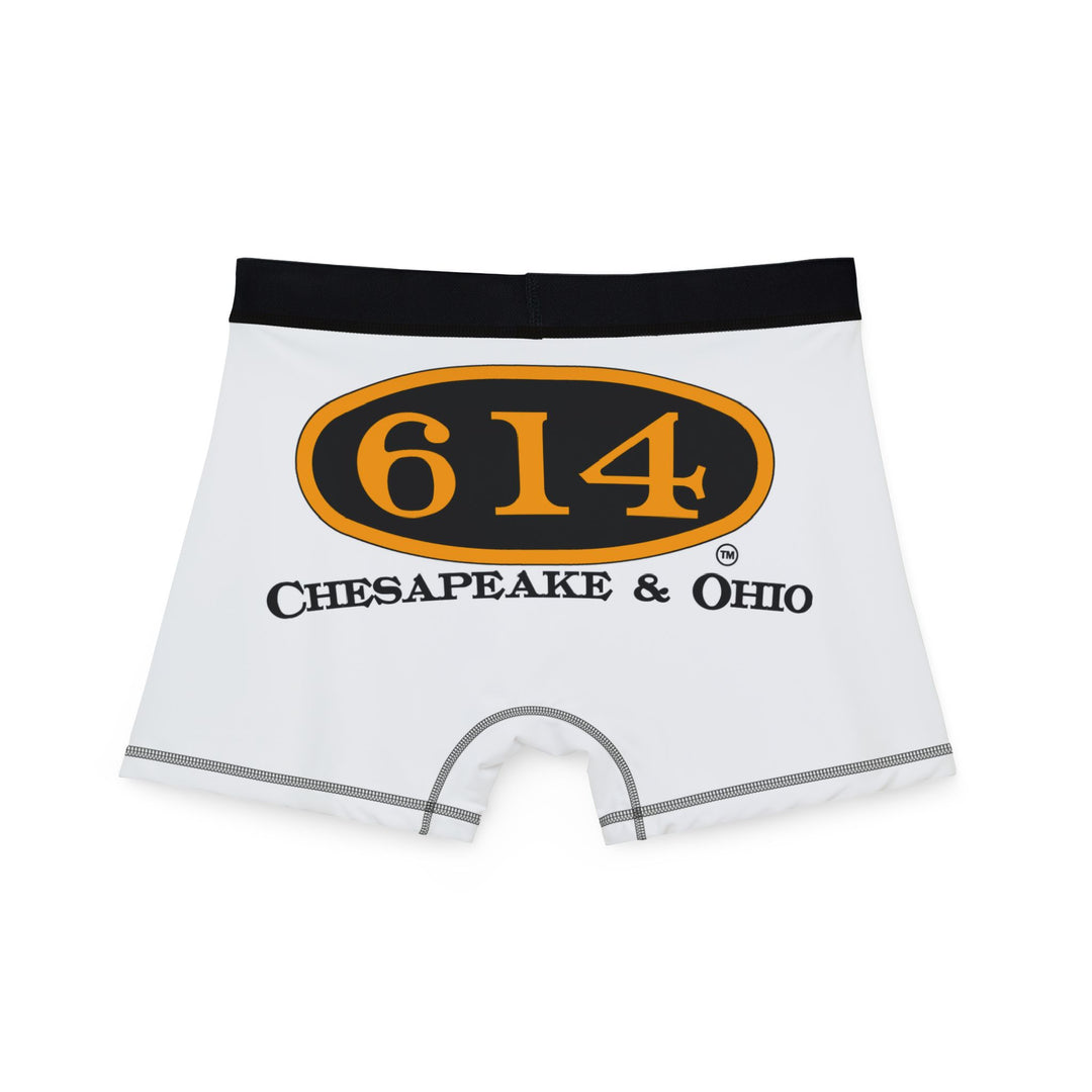 C&O 614 Chesapeake & Ohio Logo Men's Boxer Briefs - Novelty Train Emblem Underwear