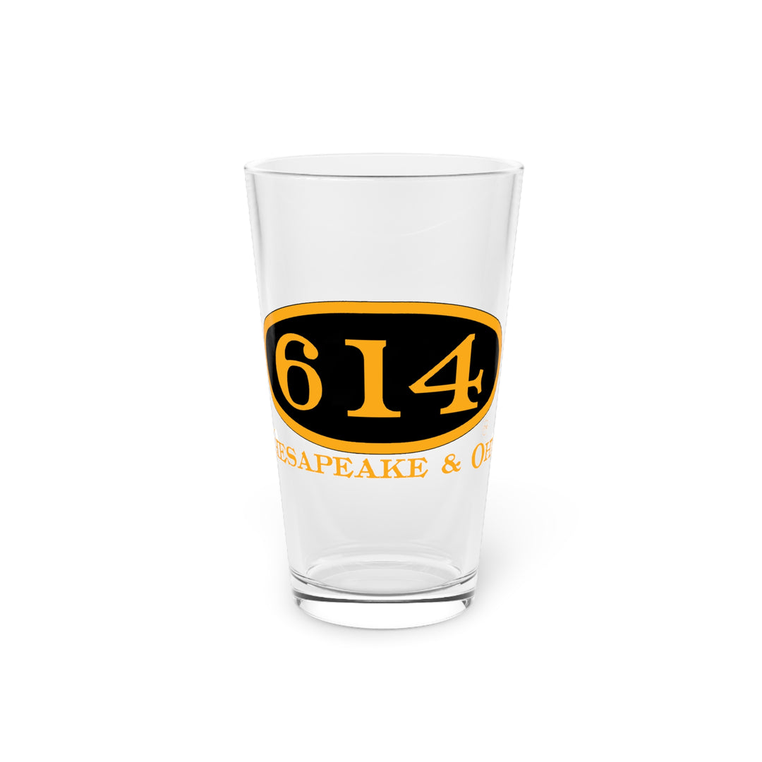 614 Pint Glass, 16oz