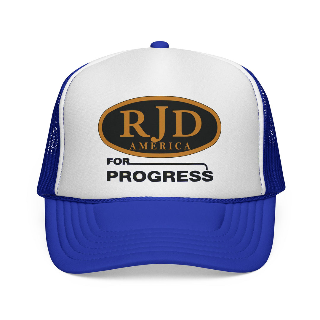 RJD America "For Progress" Trucker Cap — Mesh Snapback