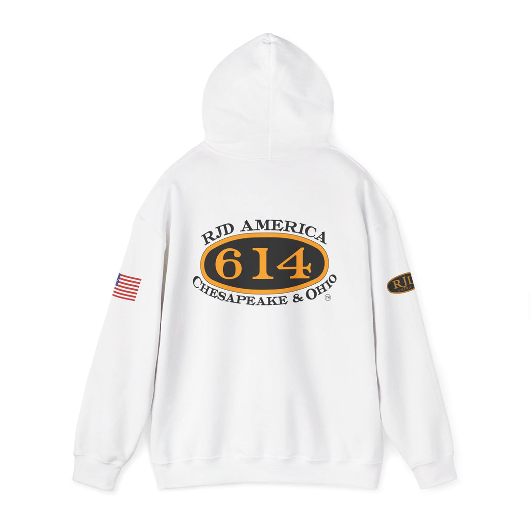 "RJD America for Progress" Hoodie — C&O 614 / RJD Logo on Back