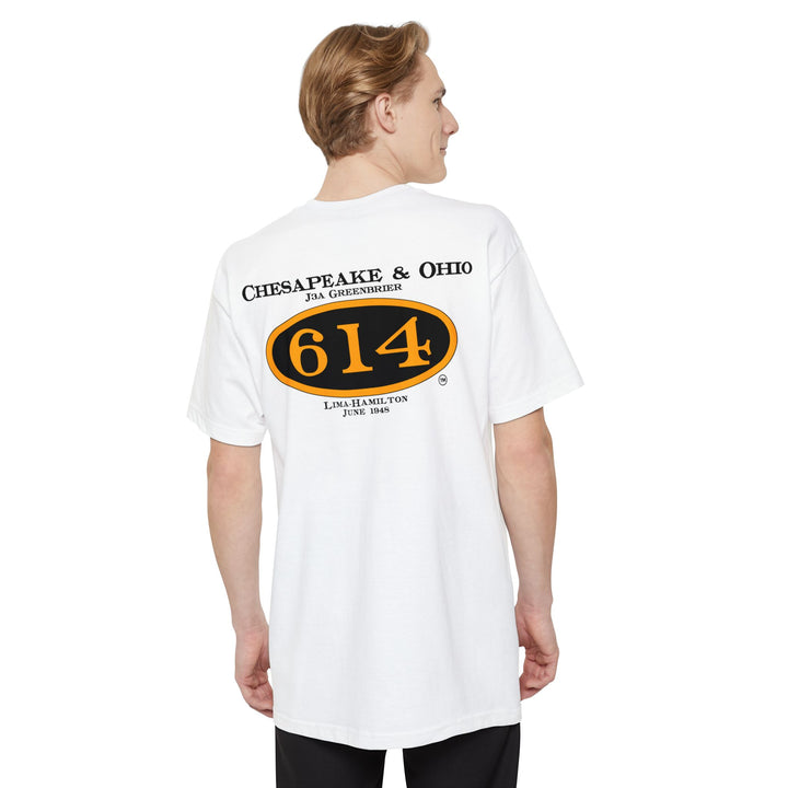 C&O 614 Big and Tall Size T-Shirt with number plate