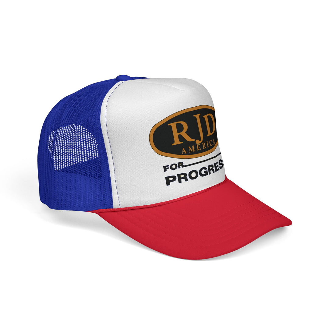 RJD America "For Progress" Trucker Cap — Mesh Snapback