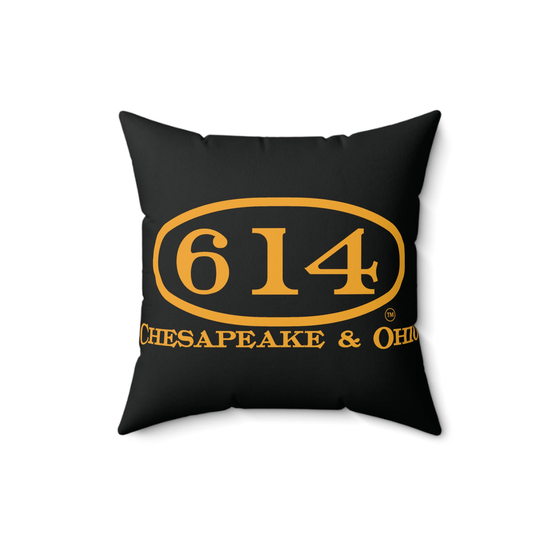 614 "Thoroughbred of The Rails"  Spun Polyester Square Pillow