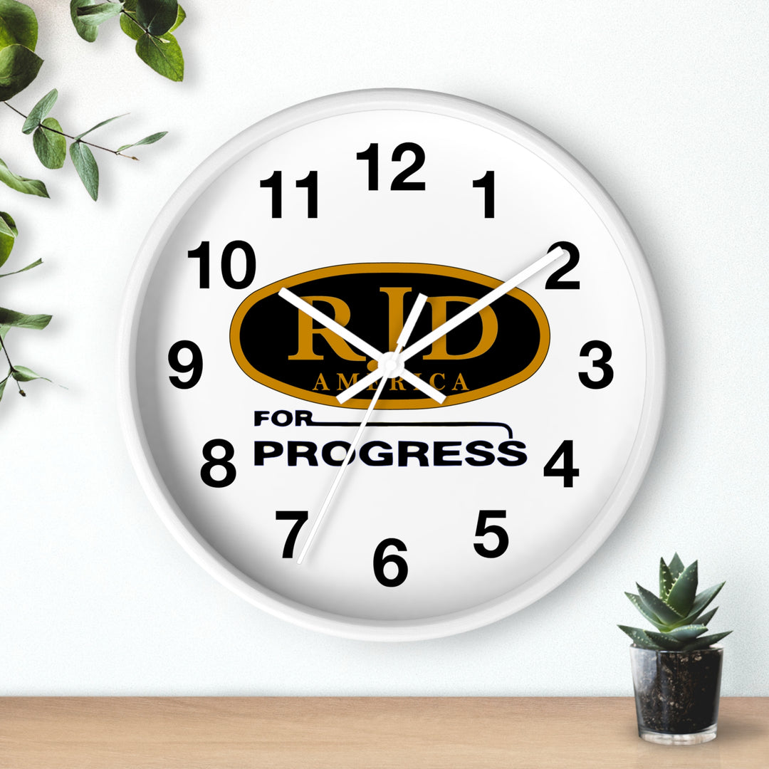 RJD America For Progress Wall Clock