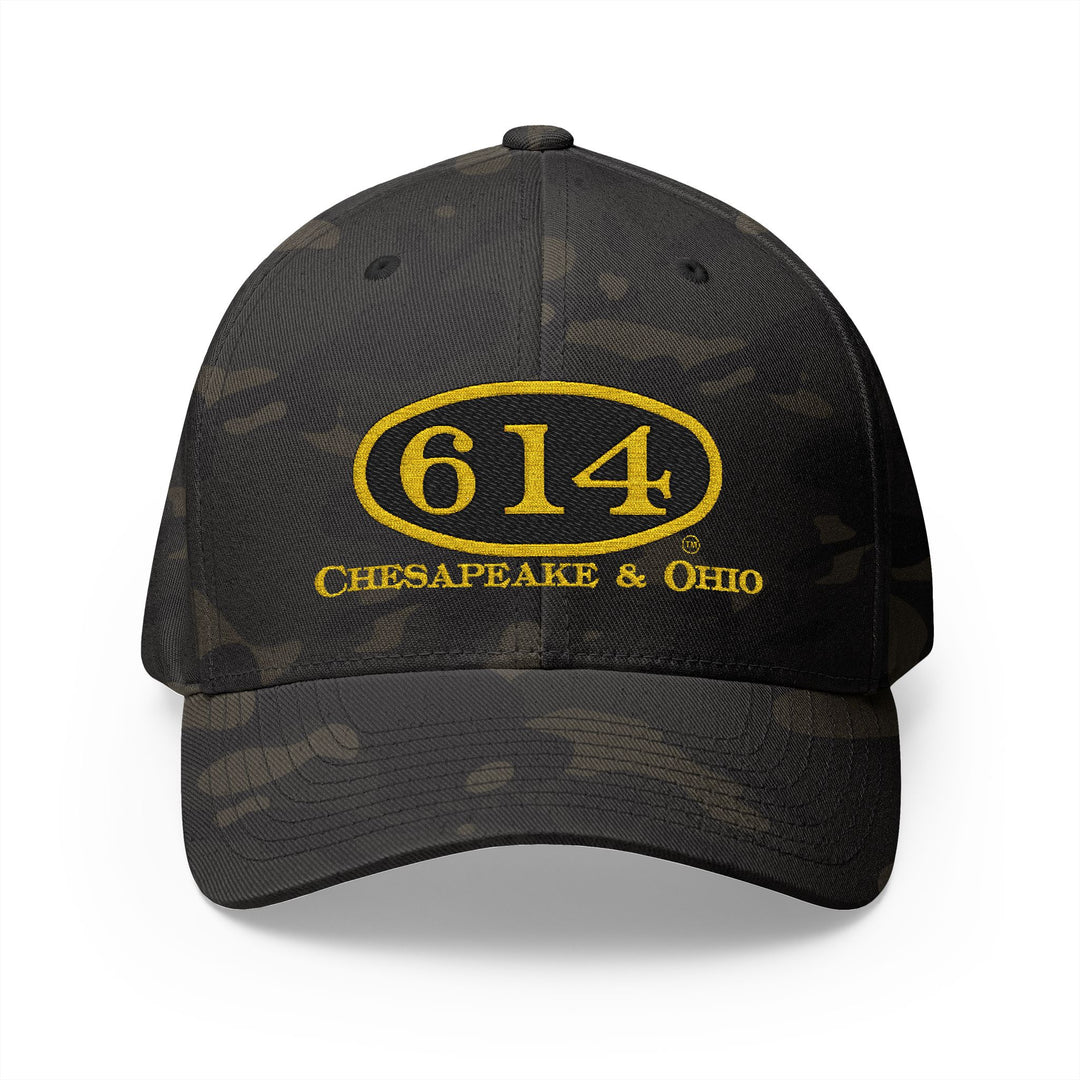 C&O 614 Embroidered Cap — Four-Sided Logo Baseball Hat