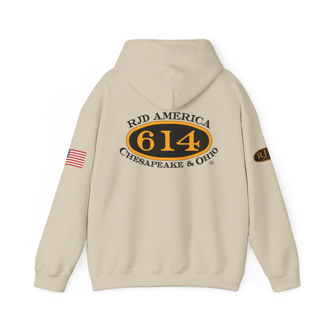 "RJD America for Progress" Hoodie — C&O 614 / RJD Logo on Back