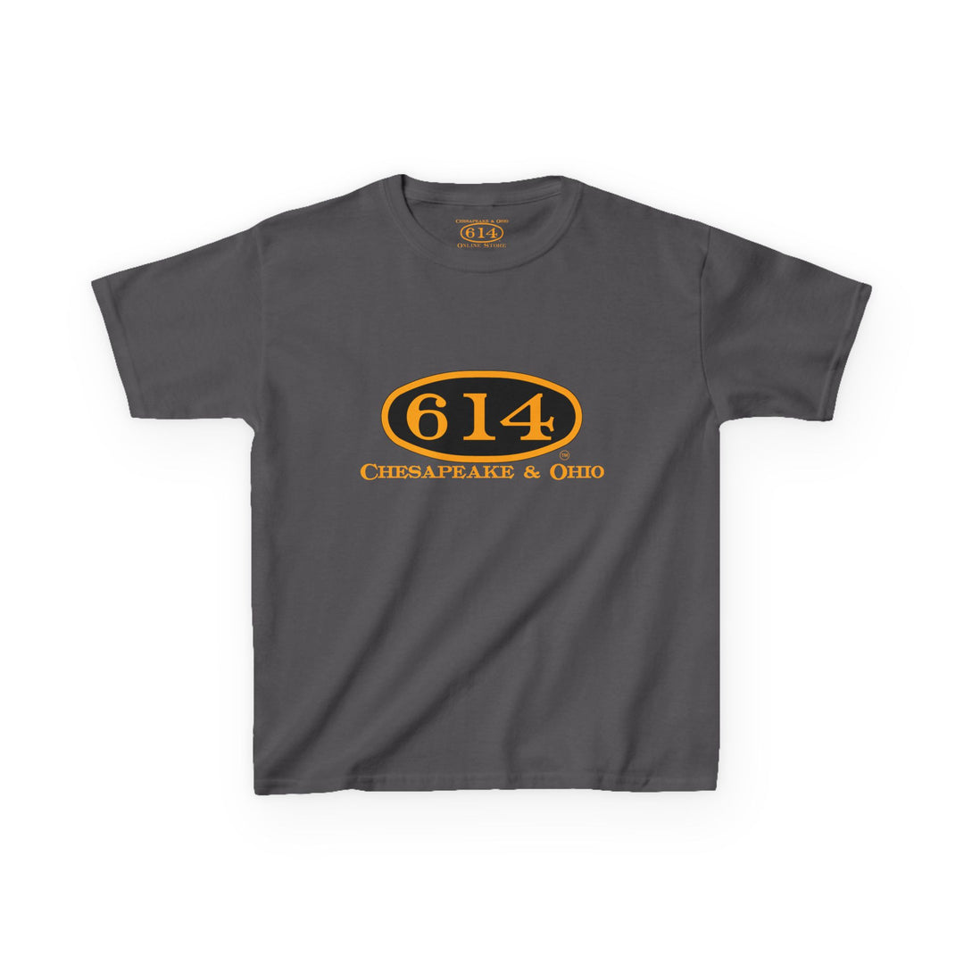 Kids Tee with C&O 614 Number Plate and Custom Artwork