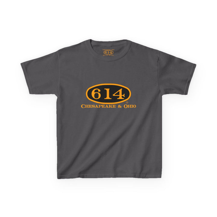 Kids Tee with C&O 614 Number Plate and Custom Artwork