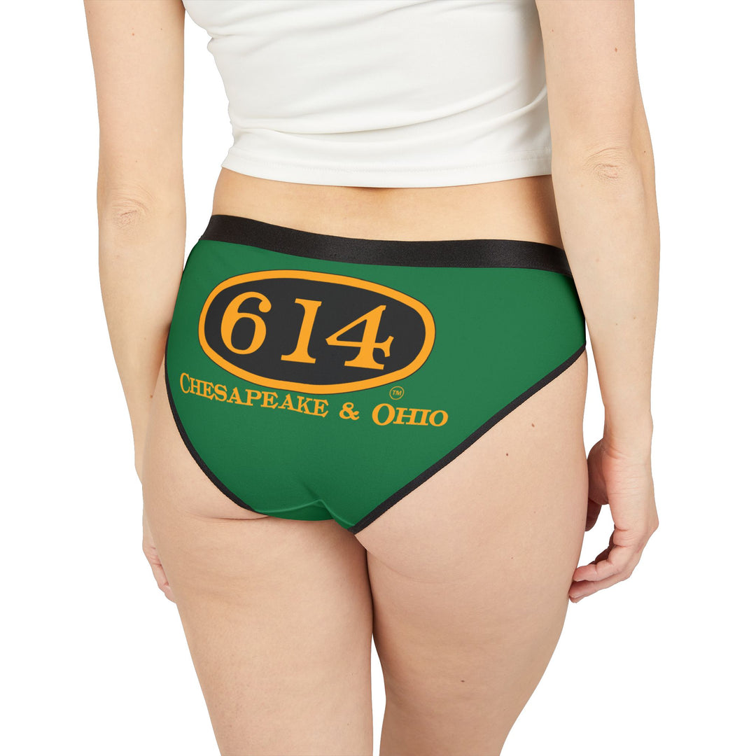 C&O 614 Women's Bikini Briefs - Green - Railroad Heritage