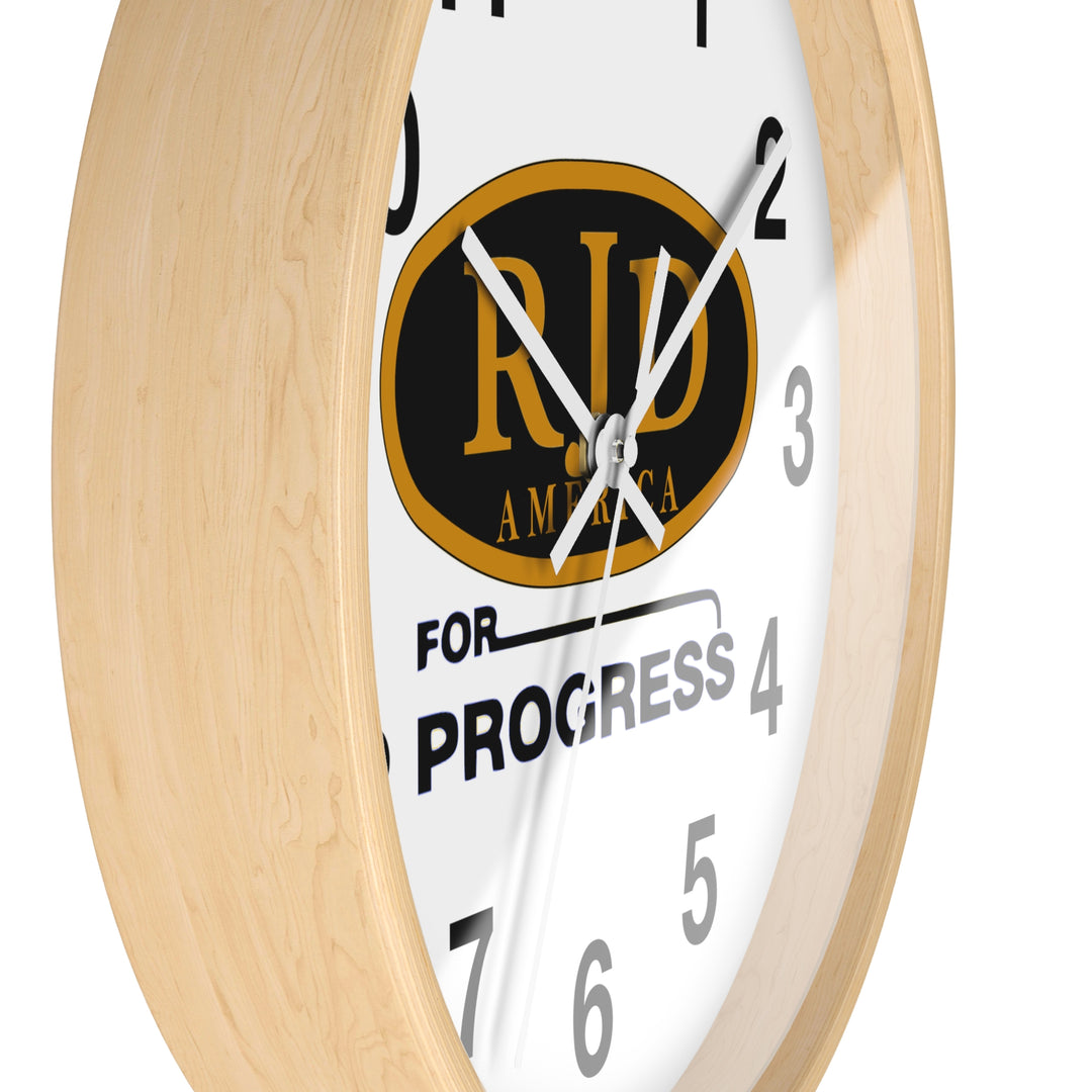 RJD America For Progress Wall Clock