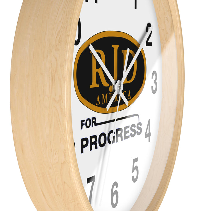 RJD America For Progress Wall Clock
