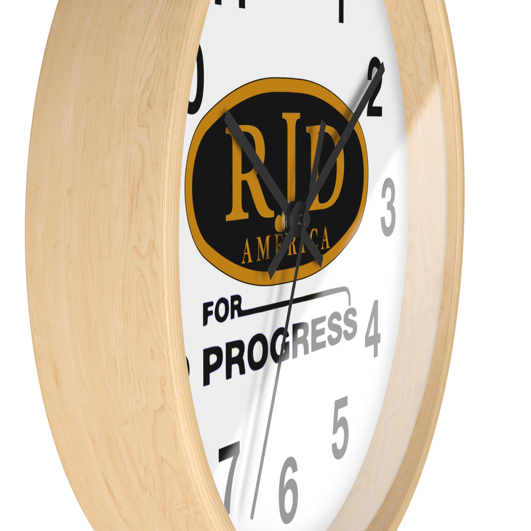 RJD America For Progress Wall Clock