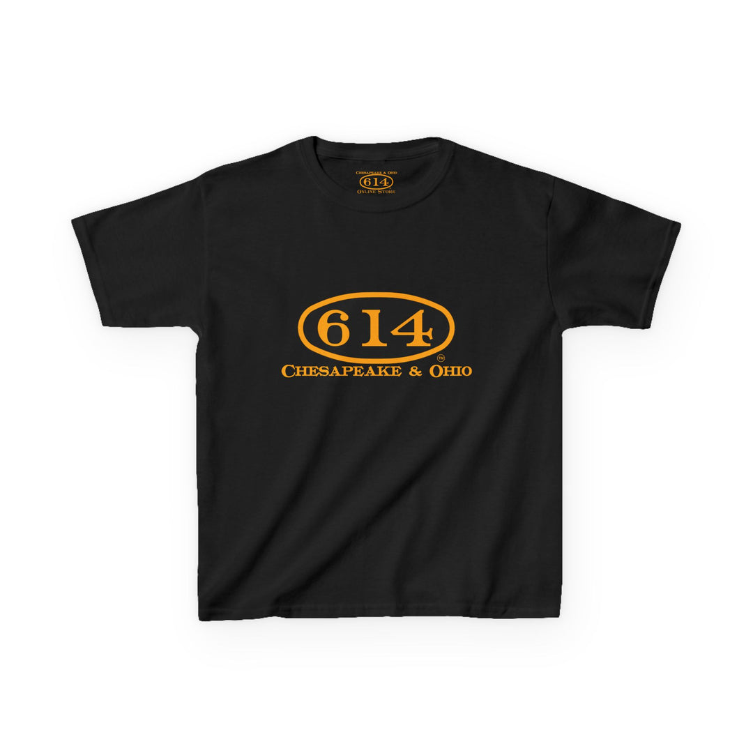 Kids Tee with C&O 614 Number Plate and Custom Artwork