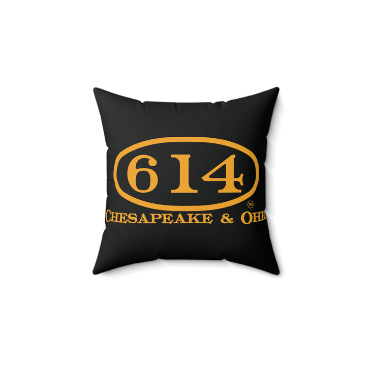 614 "Thoroughbred of The Rails"  Spun Polyester Square Pillow