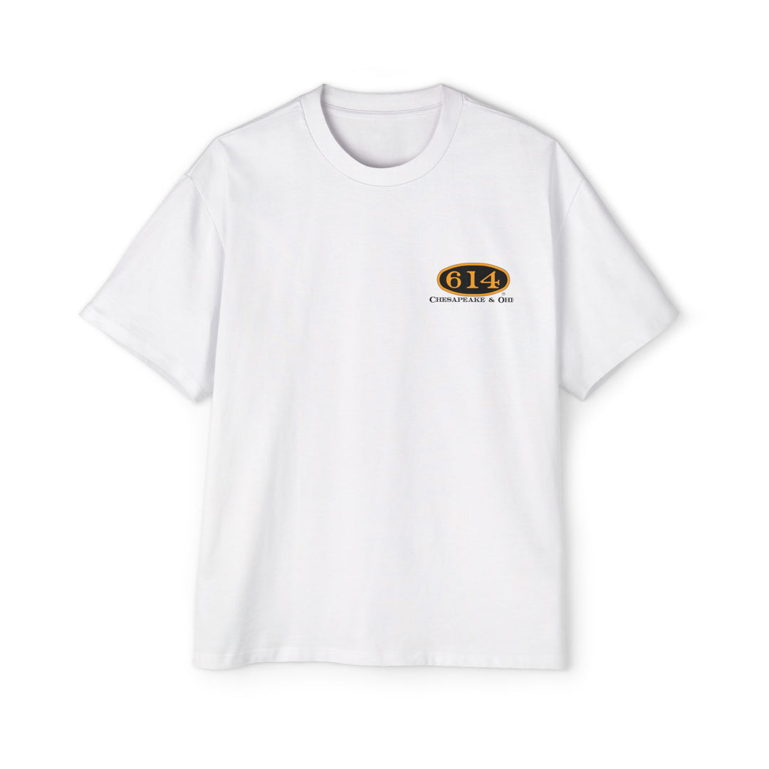 614 "Number Plate" Men's Heavy Oversized Tee