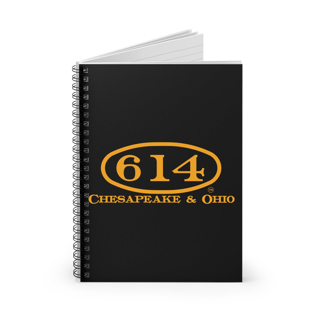 C&O 614 Spiral Notebook — Ruled Line Journal for Train Enthusiasts