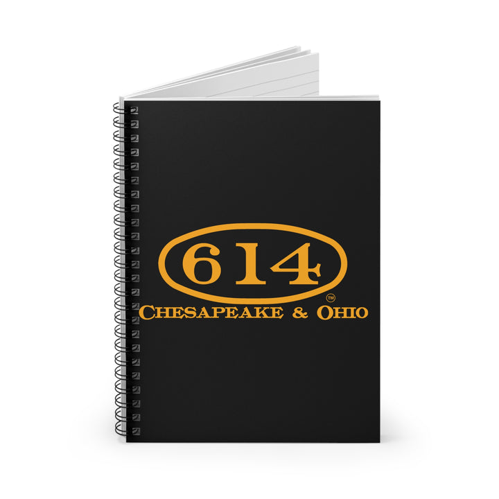 C&O 614 Spiral Notebook — Ruled Line Journal for Train Enthusiasts