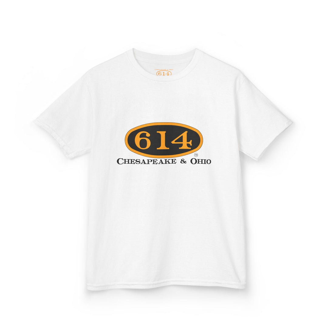 Kids Tee with C&O 614 Number Plate and Custom Artwork
