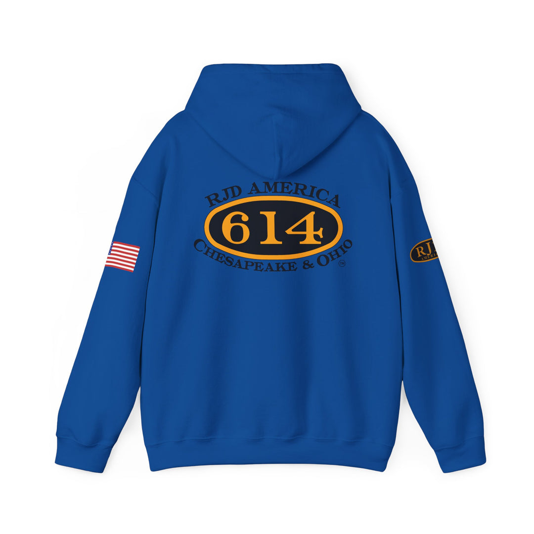 "RJD America for Progress" Hoodie — C&O 614 / RJD Logo on Back