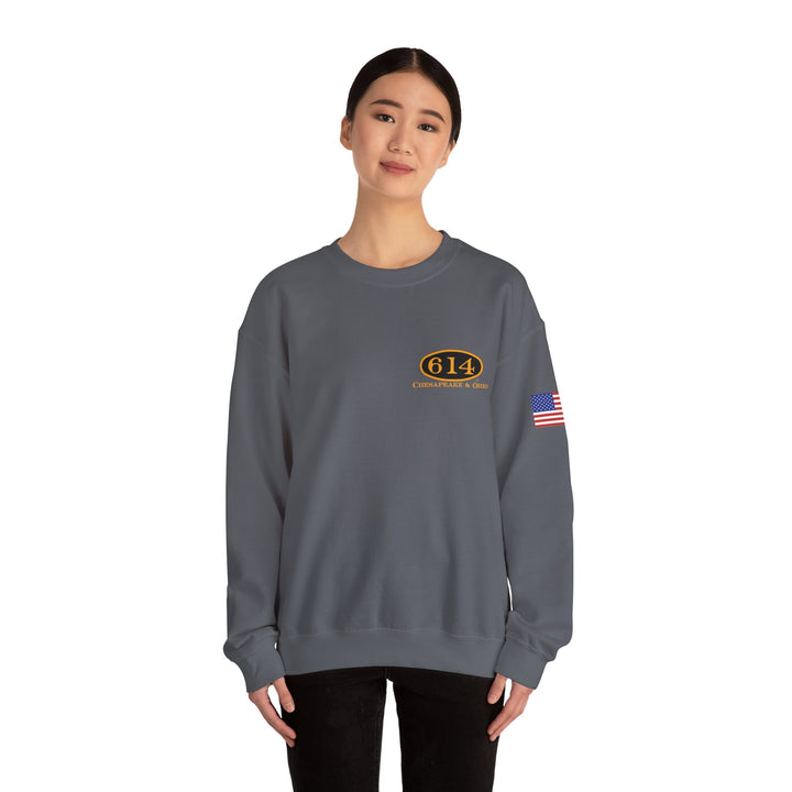 614 "Thoroughbred of The Rails" Heavy Blend™ Crewneck Sweatshirt