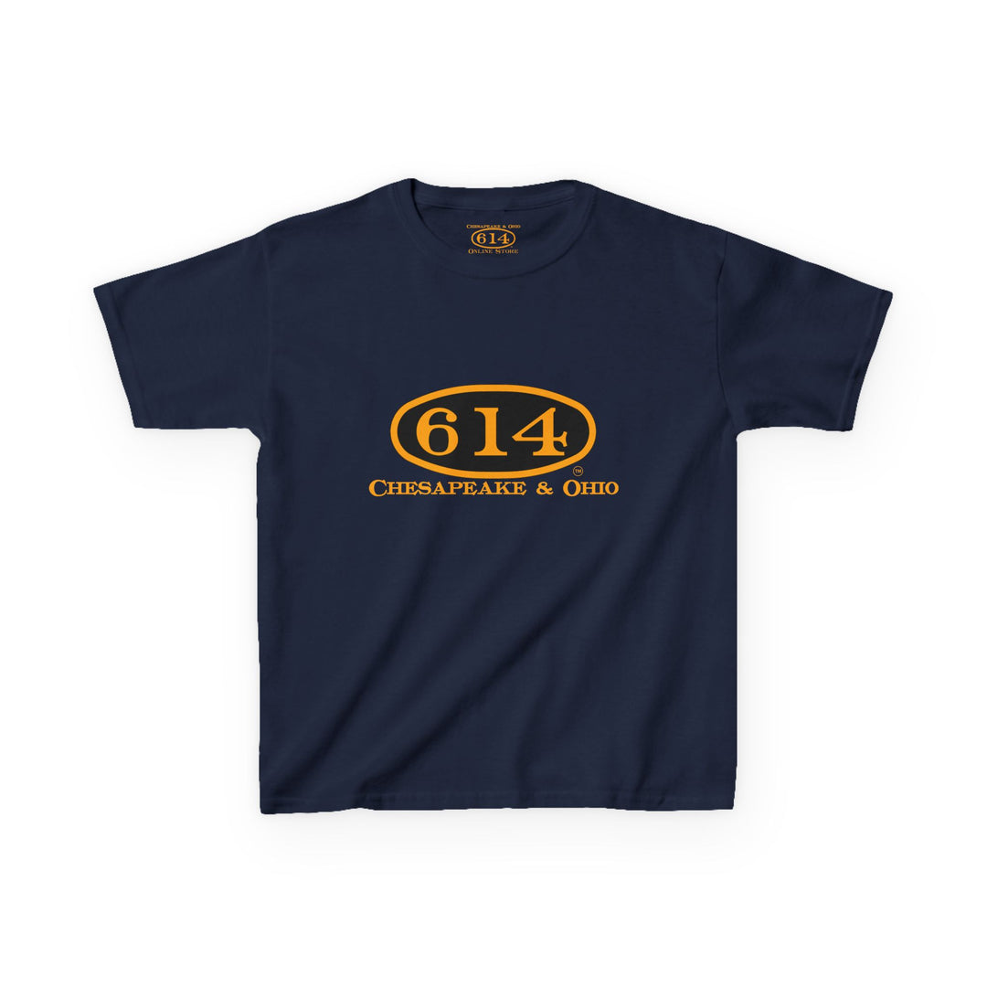 Kids Tee with C&O 614 Number Plate and Custom Artwork