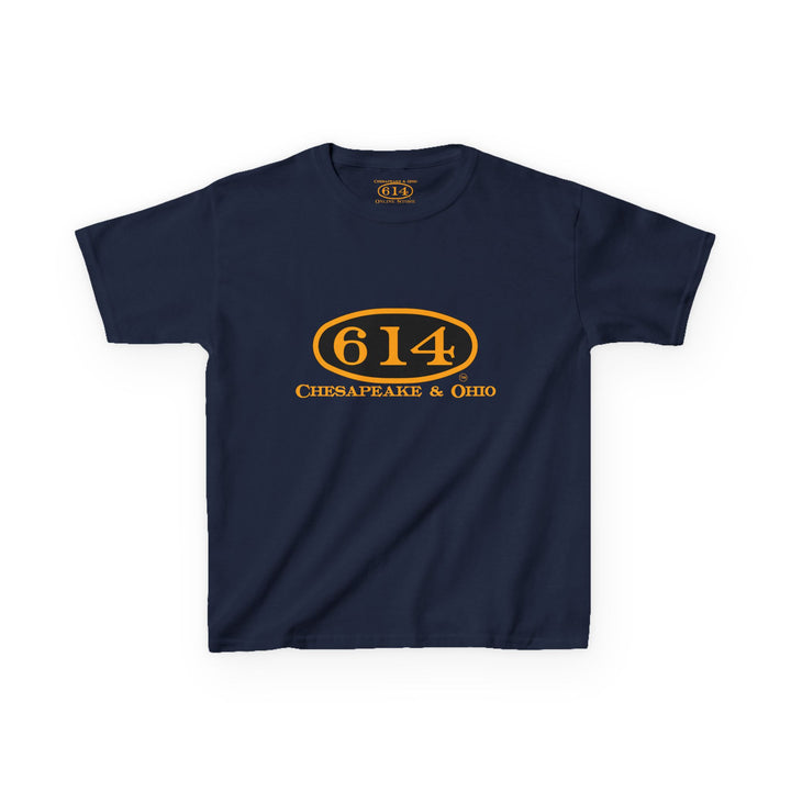 Kids Tee with C&O 614 Number Plate and Custom Artwork