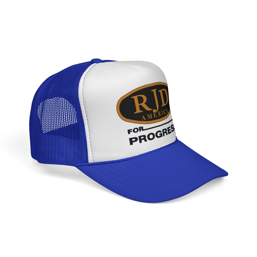 RJD America "For Progress" Trucker Cap — Mesh Snapback