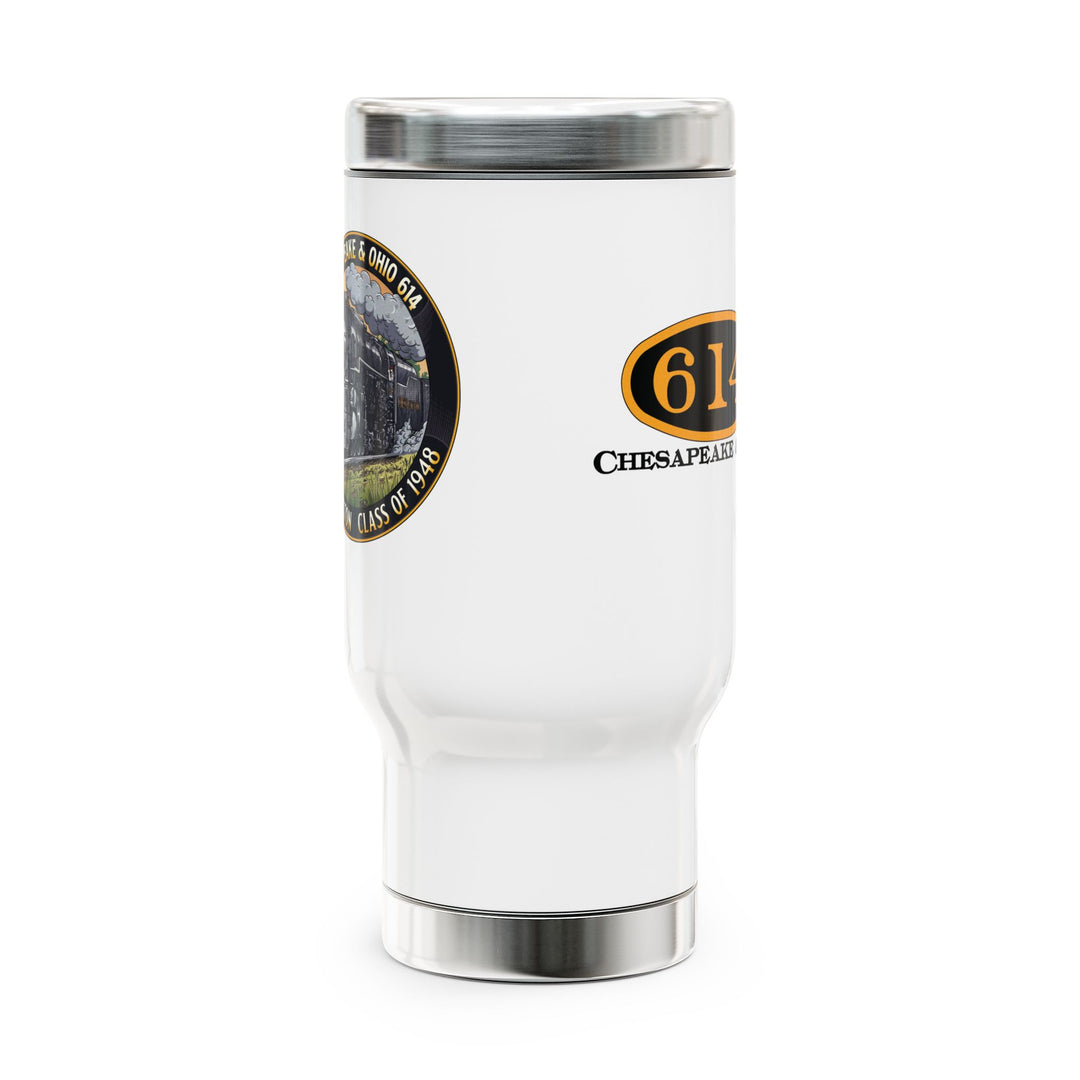 614 Stainless Steel Travel Mug with Handle, 14oz