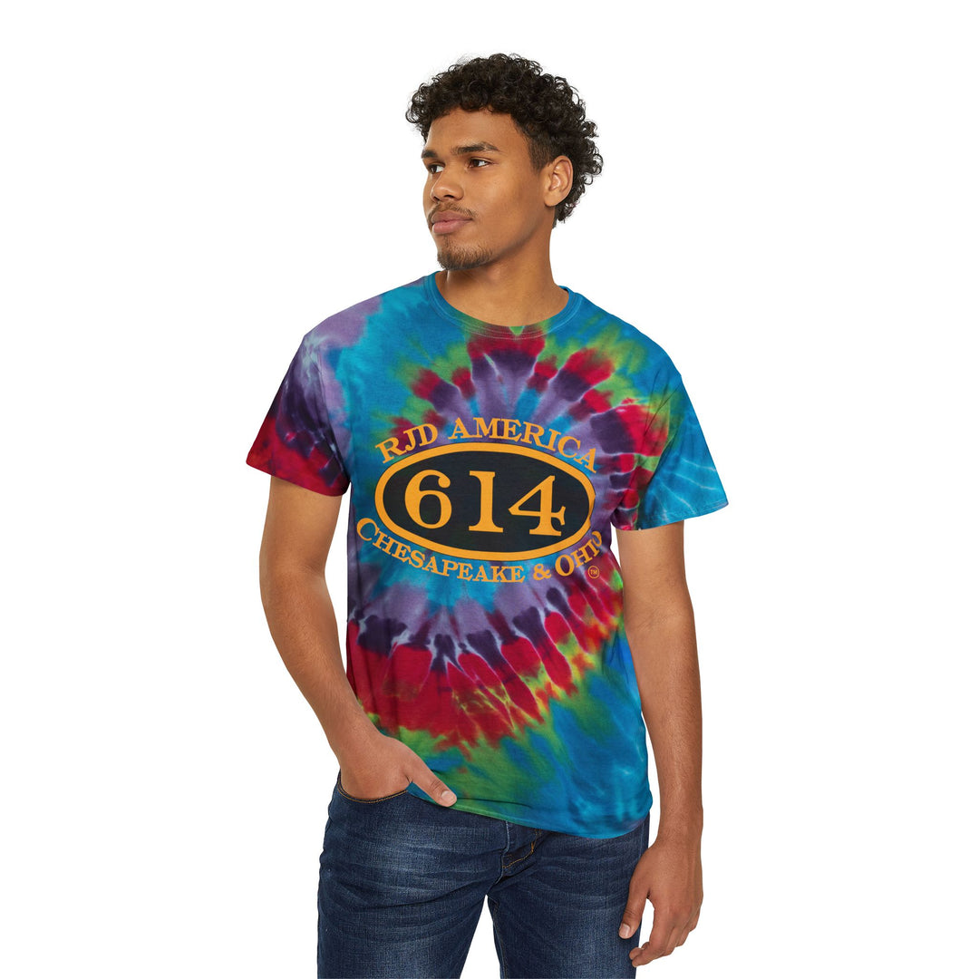 Vintage C&O 614 Tie-Dye T-Shirt — Version #2