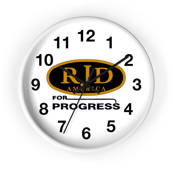 RJD America For Progress Wall Clock
