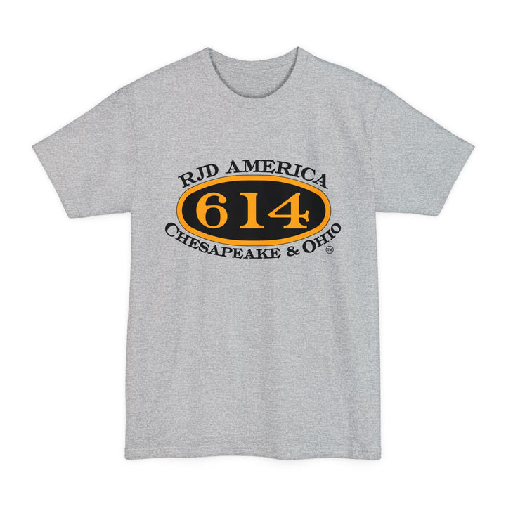 C&O 614 / RJD America - Big and Tall Size T-Shirt  with custom artwork on back