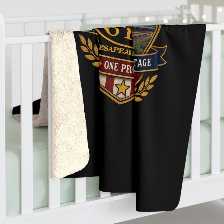 C&O 614 America 250 Celebration Sherpa Fleece Blanket