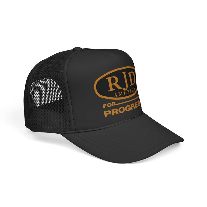 RJD America "For Progress" Trucker Cap — Mesh Snapback