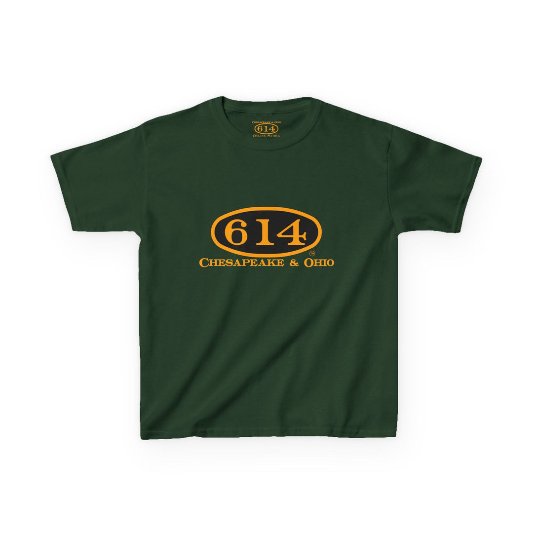 Kids Tee with C&O 614 Number Plate and Custom Artwork