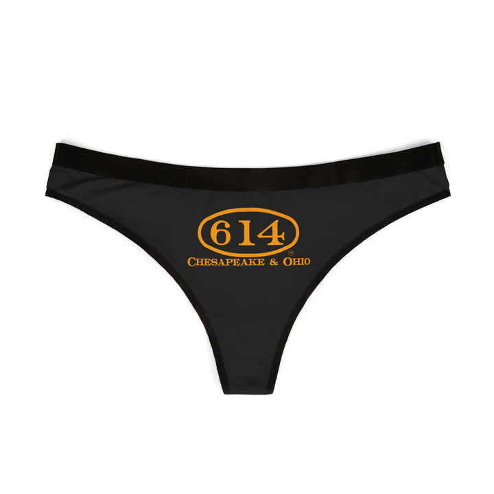 C&O 614 Chesapeake & Ohio Women's Thong — COLOR BLACK