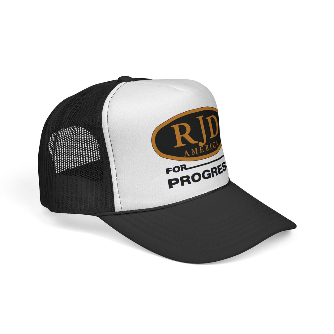 RJD America "For Progress" Trucker Cap — Mesh Snapback