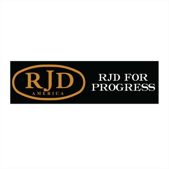RJD For Progress Bumper Sticker
