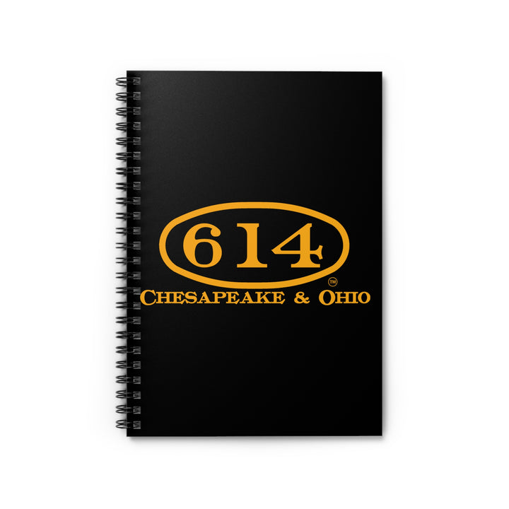 C&O 614 Spiral Notebook — Ruled Line Journal for Train Enthusiasts