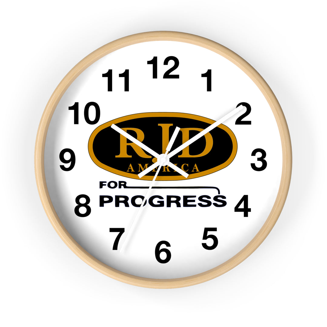 RJD America For Progress Wall Clock